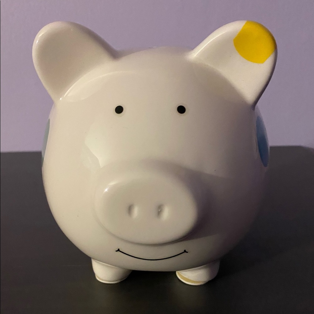 Polka Dot Piggy Bank